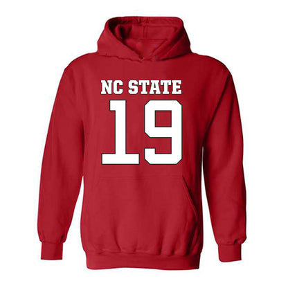 NC State - NCAA Football : DaKaari Nelson - Replica Shersey Hooded Sweatshirt-0