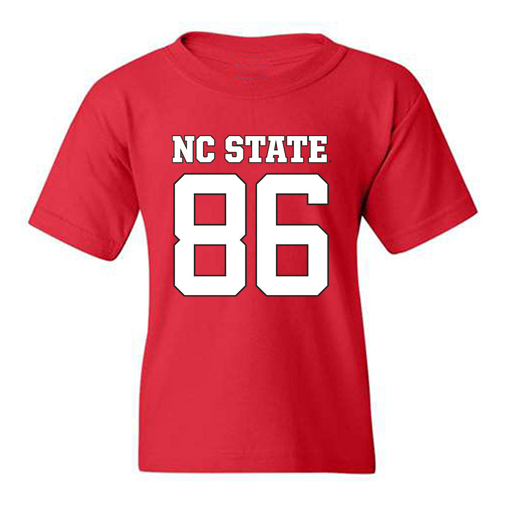 NC State - NCAA Football : Ian Flynt - Replica Shersey Youth T-Shirt-0