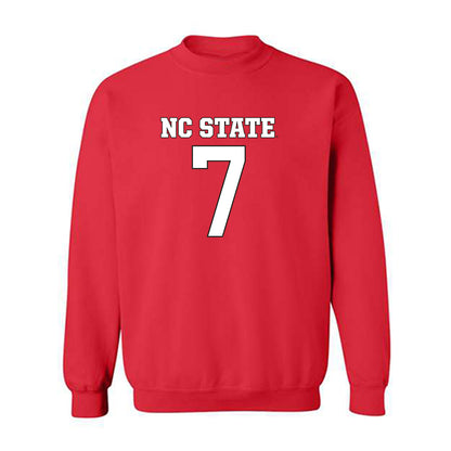 NC State - NCAA Football : Davion Gause - Replica Shersey Crewneck Sweatshirt-0