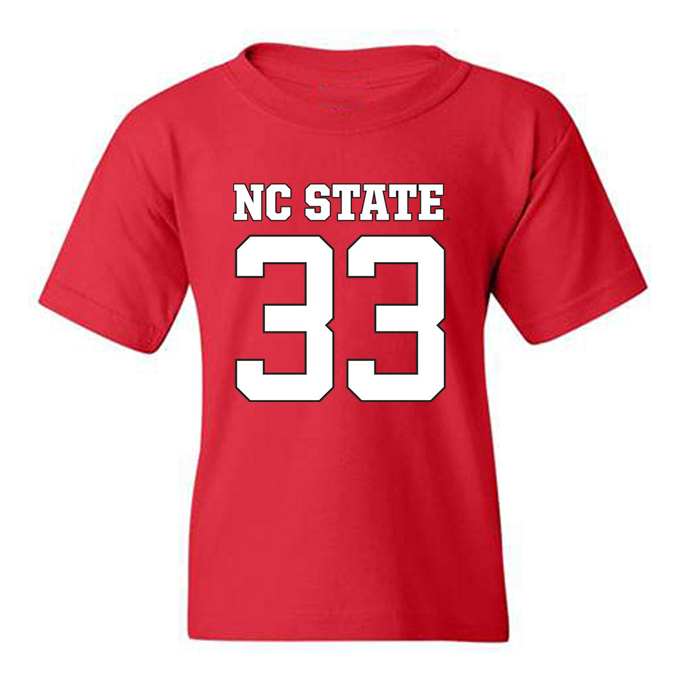 NC State - NCAA Football : Zykir Moore - Replica Shersey Youth T-Shirt-0