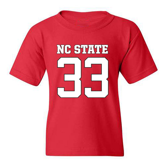 NC State - NCAA Football : Zykir Moore - Replica Shersey Youth T-Shirt-0