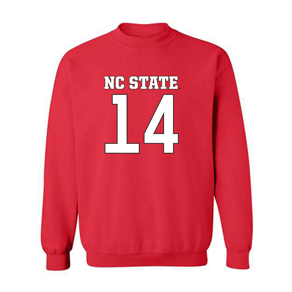 NC State - NCAA Football : Jacob Smith - Replica Shersey Crewneck Sweatshirt-0
