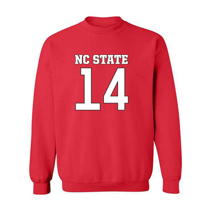 NC State - NCAA Football : Jacob Smith - Replica Shersey Crewneck Sweatshirt-0