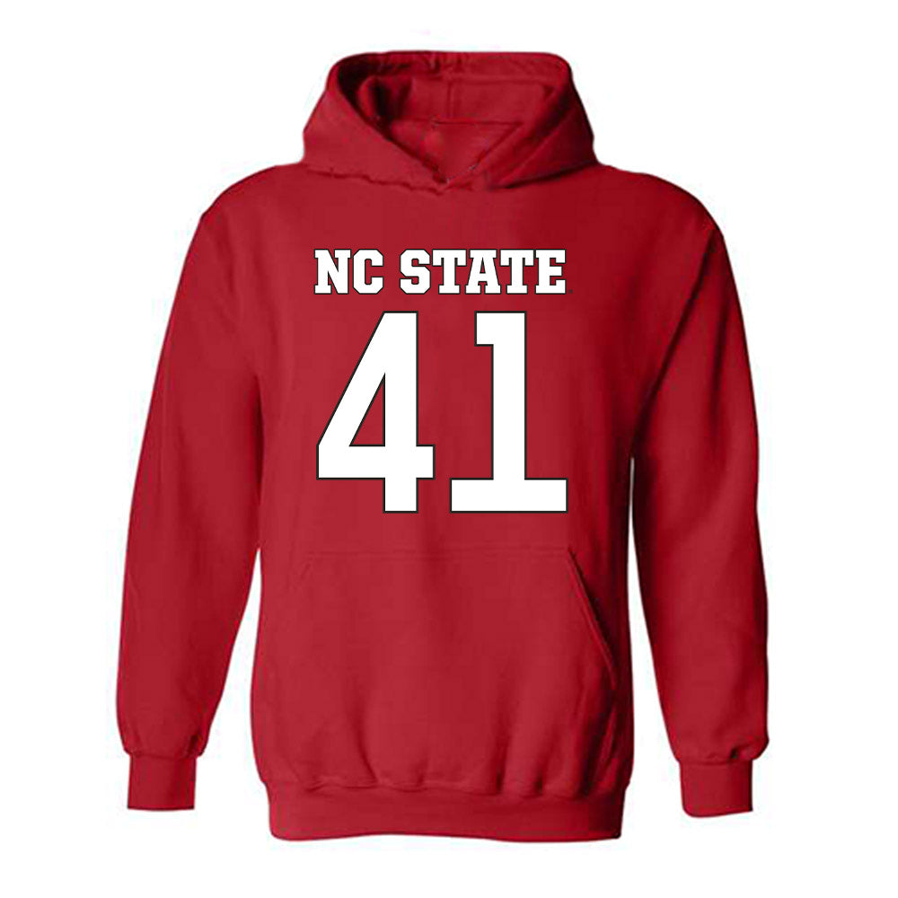 NC State - NCAA Football : Caden Gordon - Replica Shersey Hooded Sweatshirt-0