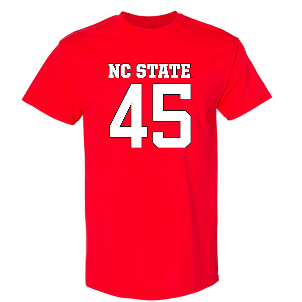 NC State - NCAA Football : Tex Vaughn - Replica Shersey T-Shirt-0