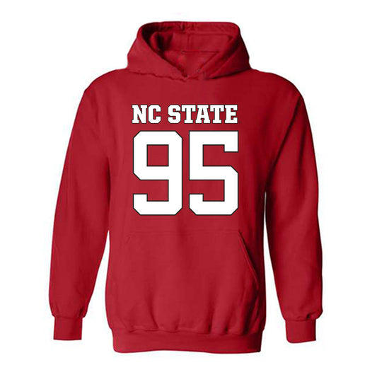 NC State - NCAA Football : Jacquey Ferguson - Replica Shersey Hooded Sweatshirt-0