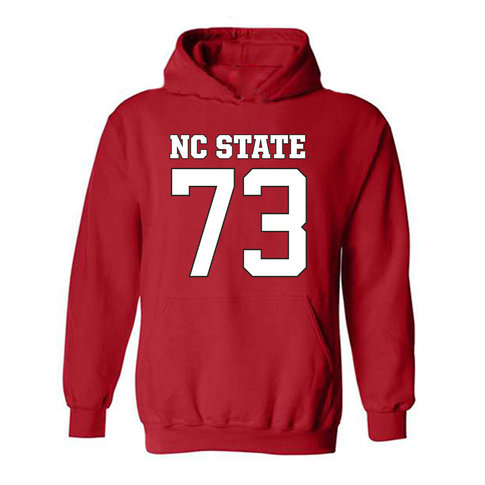 NC State - NCAA Football : Brady Sakowitz - Replica Shersey Hooded Sweatshirt-0