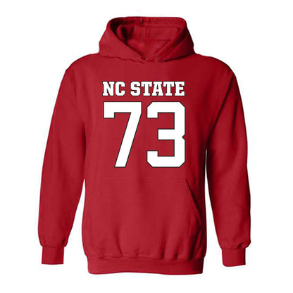 NC State - NCAA Football : Brady Sakowitz - Replica Shersey Hooded Sweatshirt-0