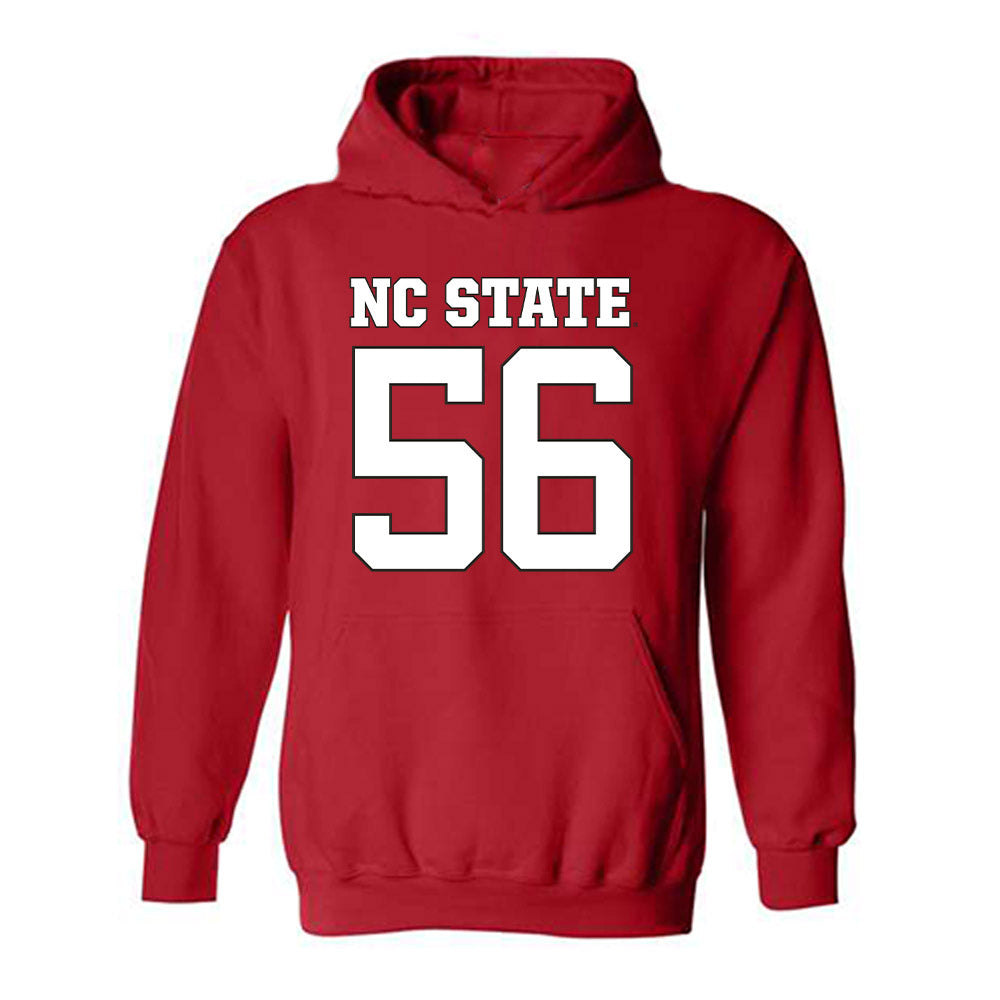 NC State - NCAA Football : Omarian Abraham - Replica Shersey Hooded Sweatshirt-0