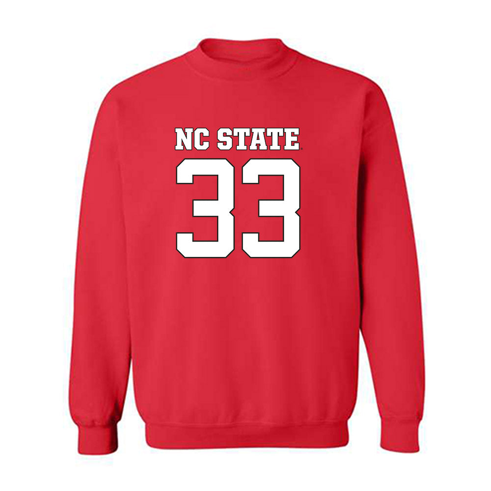 NC State - NCAA Football : Zykir Moore - Replica Shersey Crewneck Sweatshirt-0