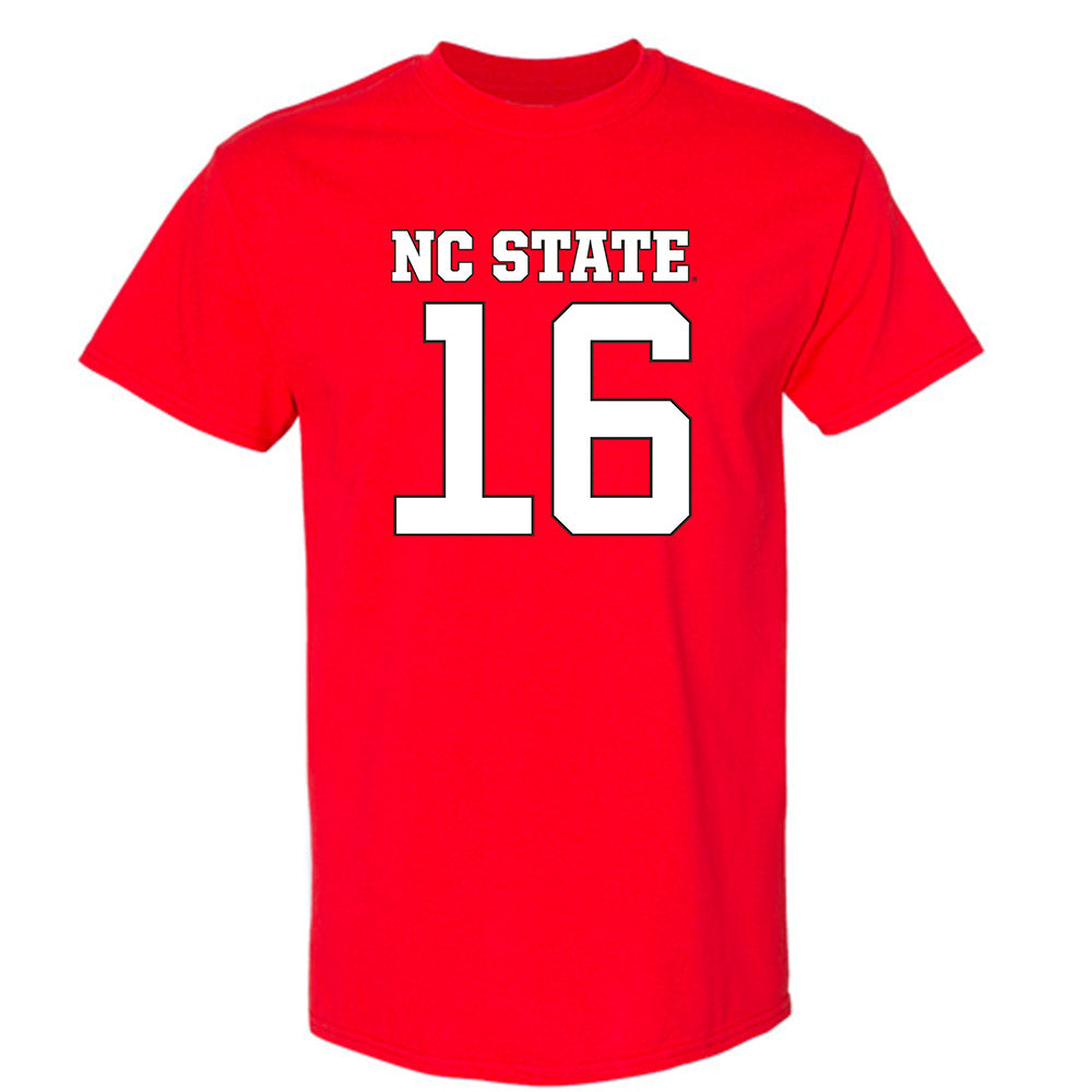 NC State - NCAA Football : Pluto Surratt - Replica Shersey T-Shirt-0