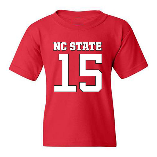NC State - NCAA Football : Hudson Wilharm - Replica Shersey Youth T-Shirt-0