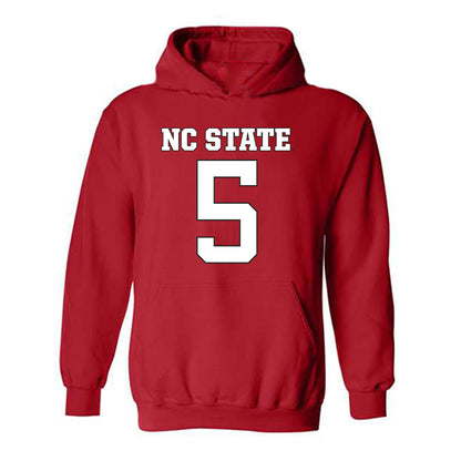 NC State - NCAA Football : Michelle Garcia - Replica Shersey Hooded Sweatshirt-0