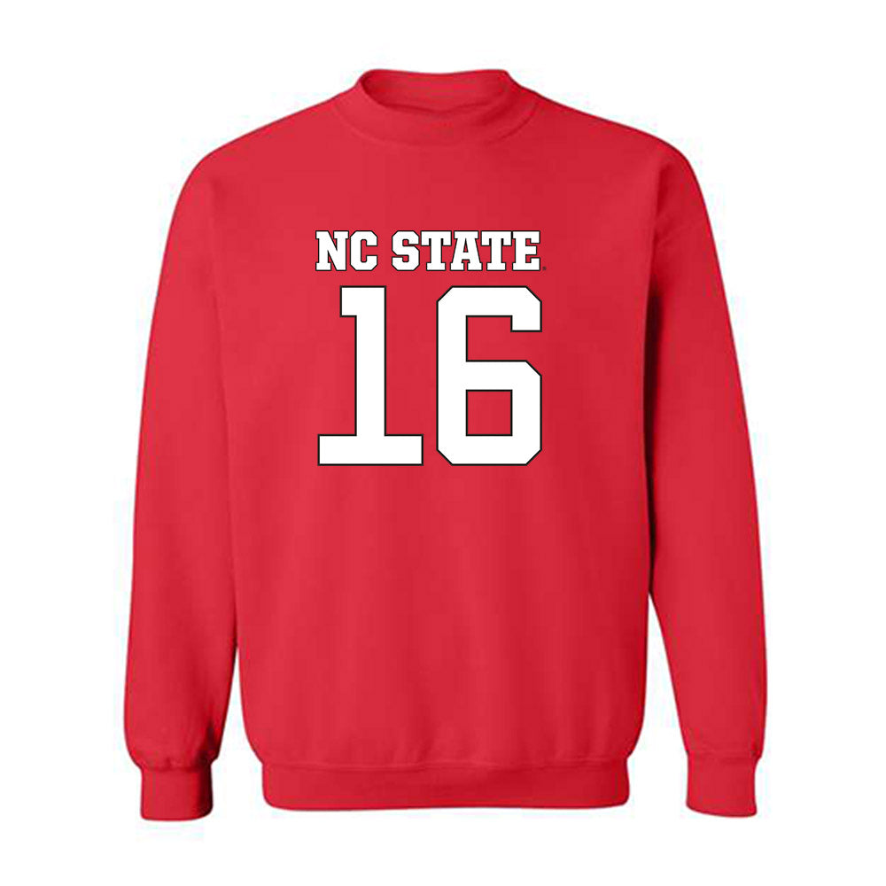 NC State - NCAA Football : King Mack - Replica Shersey Crewneck Sweatshirt-0