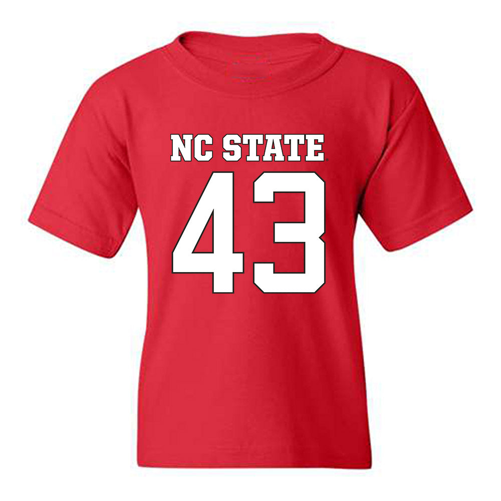 NC State - NCAA Football : AJ Prim - Replica Shersey Youth T-Shirt-0