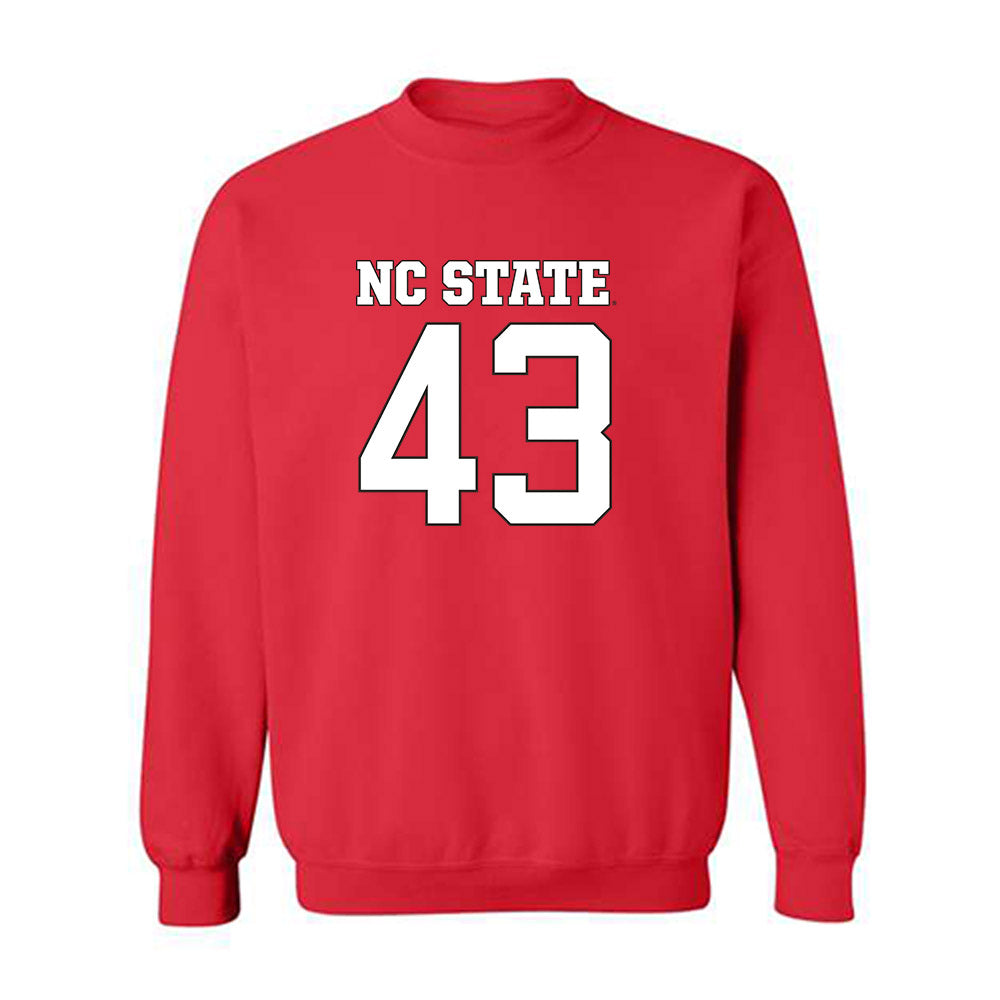 NC State - NCAA Football : AJ Prim - Replica Shersey Crewneck Sweatshirt-0
