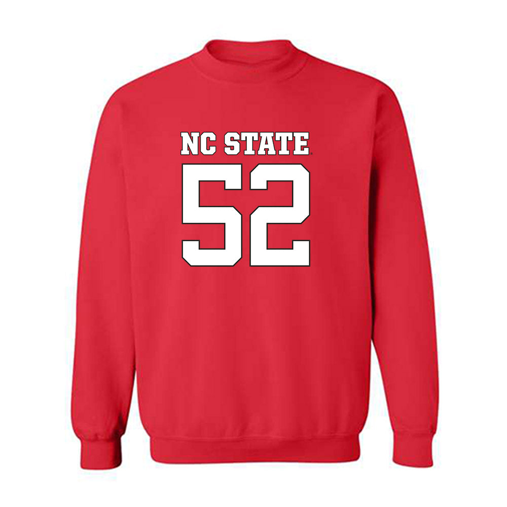 NC State - NCAA Football : David Collins - Replica Shersey Crewneck Sweatshirt-0