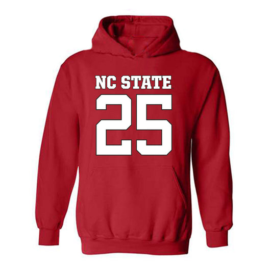 NC State - NCAA Football : Joseph Adedire - Replica Shersey Hooded Sweatshirt-0