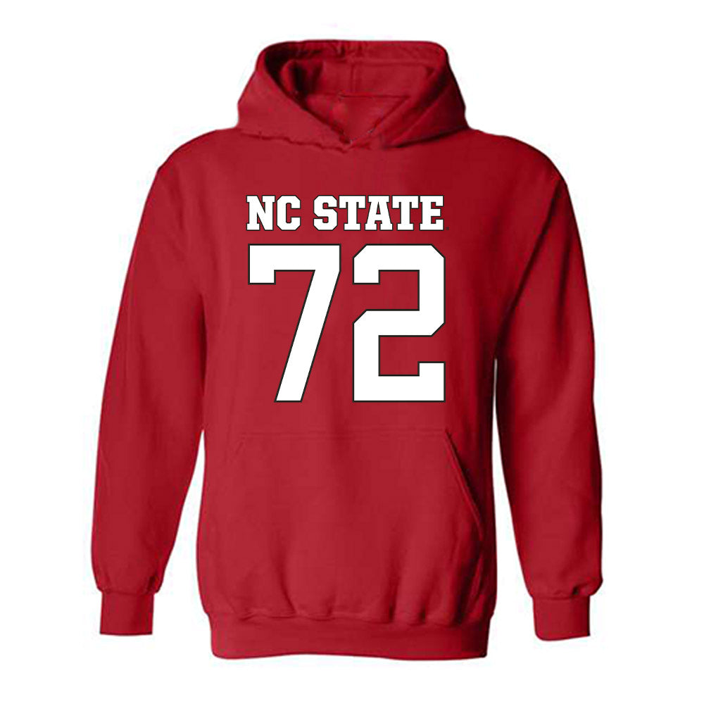 NC State - NCAA Football : Spike Sowells - Replica Shersey Hooded Sweatshirt-0