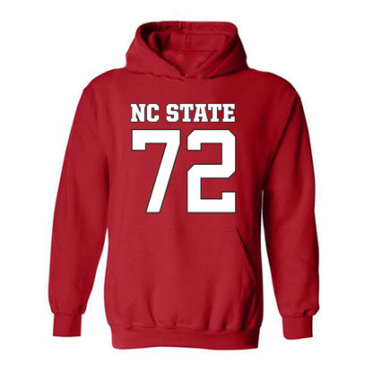NC State - NCAA Football : Spike Sowells - Replica Shersey Hooded Sweatshirt-0