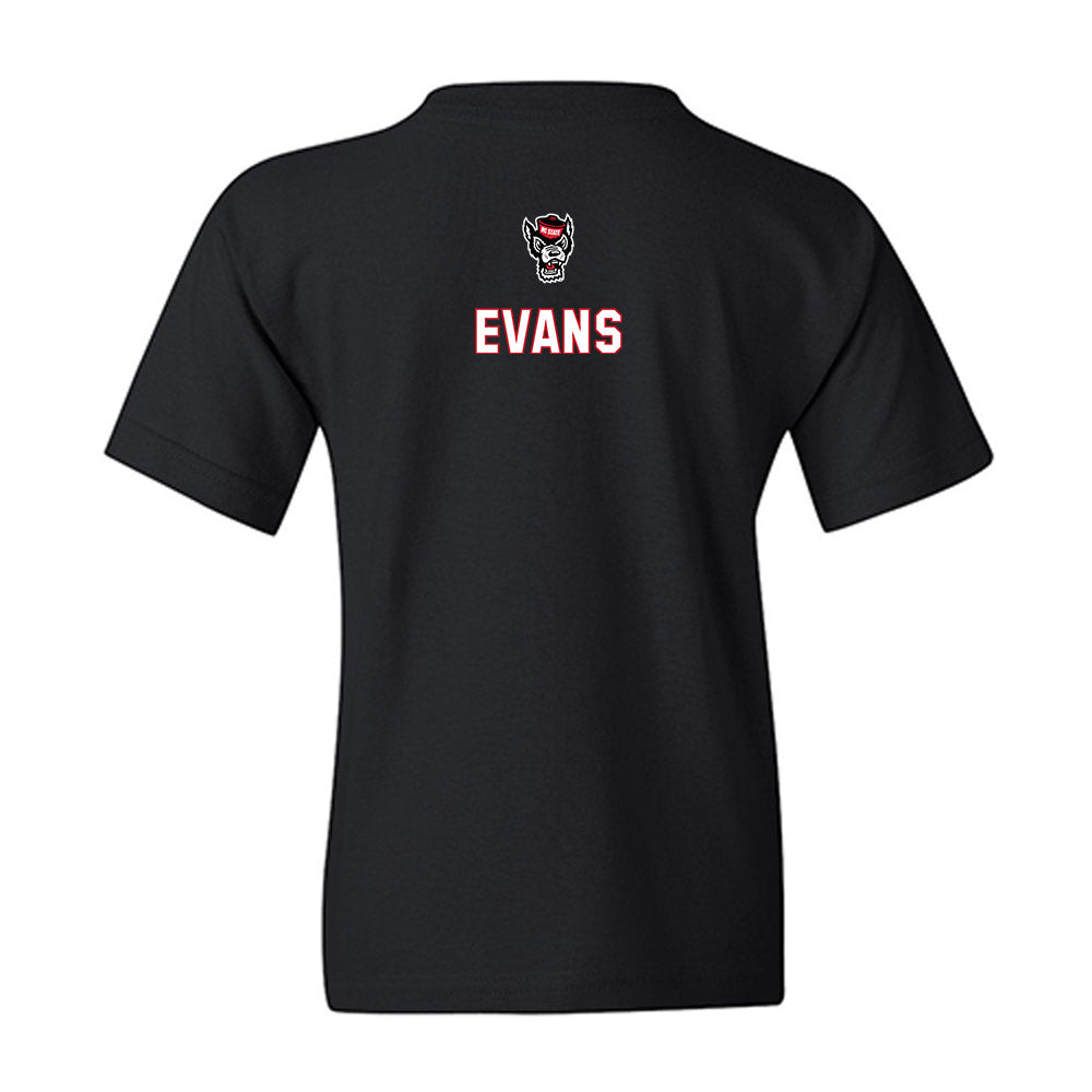 NC State - NCAA Men's Basketball : Kyle Evans - Replica Shersey Youth T-Shirt-1