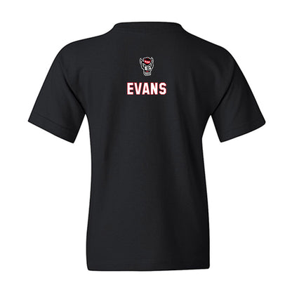NC State - NCAA Men's Basketball : Kyle Evans - Replica Shersey Youth T-Shirt-1