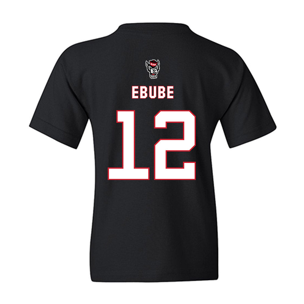 NC State - NCAA Men's Basketball : Scottie Ebube - Replica Shersey Youth T-Shirt-1