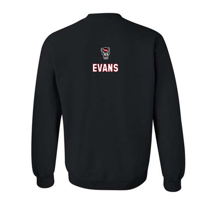 NC State - NCAA Men's Basketball : Kyle Evans - Replica Shersey Crewneck Sweatshirt-1
