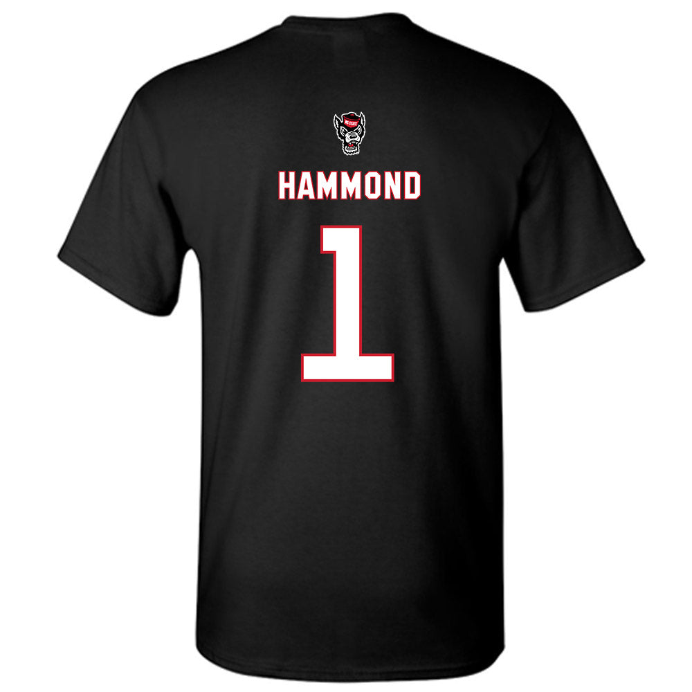 NC State - NCAA Men's Basketball : Christian Hammond - Replica Shersey T-Shirt-1