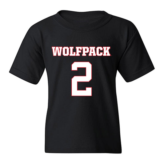 NC State - NCAA Men's Basketball : Paul McNeil - Replica Shersey Youth T-Shirt-0