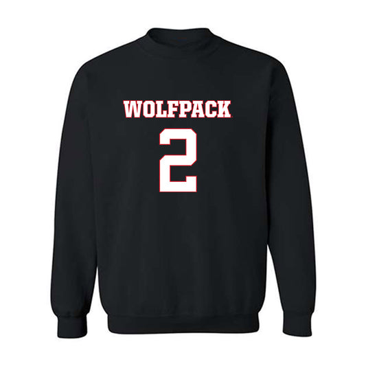 NC State - NCAA Men's Basketball : Paul McNeil - Replica Shersey Crewneck Sweatshirt-0