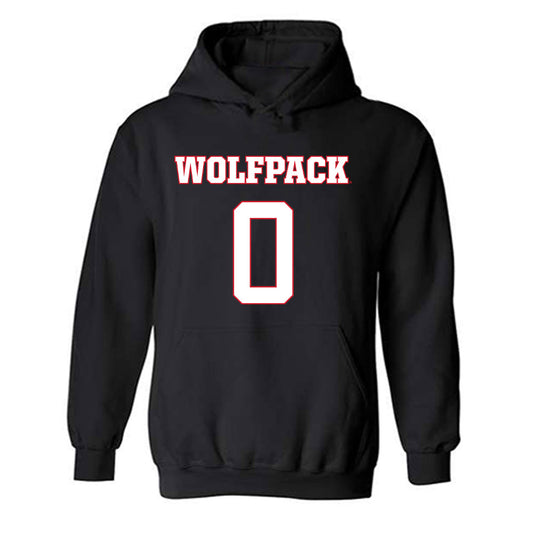 NC State - NCAA Men's Basketball : Preston Edmead - Replica Shersey Hooded Sweatshirt-0