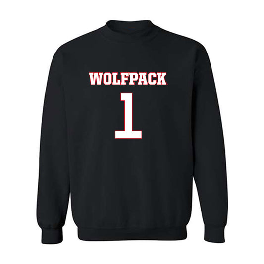 NC State - NCAA Men's Basketball : Darrion Williams - Replica Shersey Crewneck Sweatshirt-0