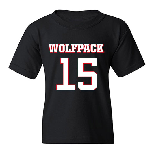 NC State - NCAA Men's Basketball : Jerry Deng - Replica Shersey Youth T-Shirt-0
