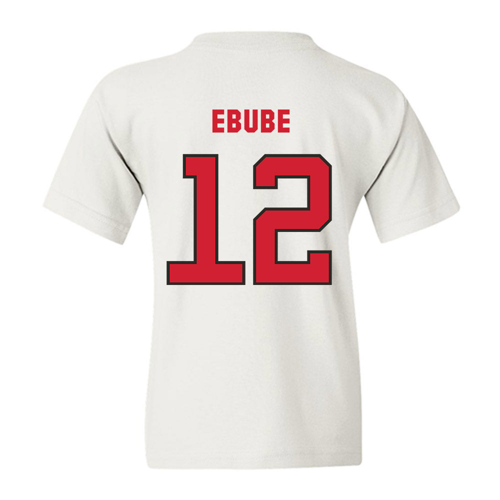 NC State - NCAA Men's Basketball : Scottie Ebube - Replica Shersey Youth T-Shirt-1
