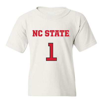 NC State - NCAA Men's Basketball : Christian Hammond - Replica Shersey Youth T-Shirt-0