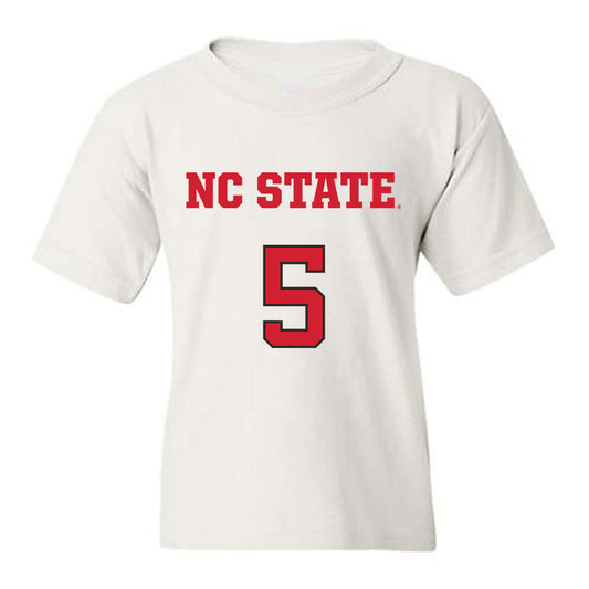 NC State - NCAA Men's Basketball : RJ Keene - Replica Shersey Youth T-Shirt-0