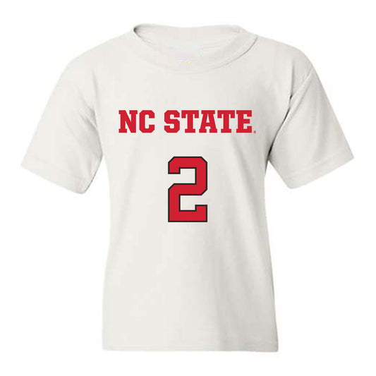 NC State - NCAA Men's Basketball : Paul McNeil - Replica Shersey Youth T-Shirt-0
