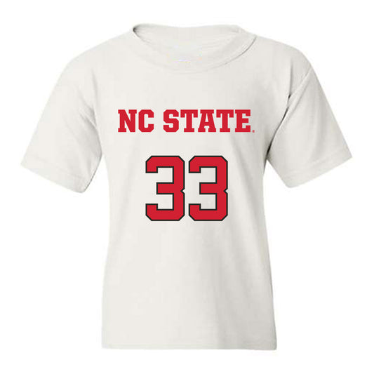 NC State - NCAA Men's Basketball : Zymicah Wilkins - Replica Shersey Youth T-Shirt-0