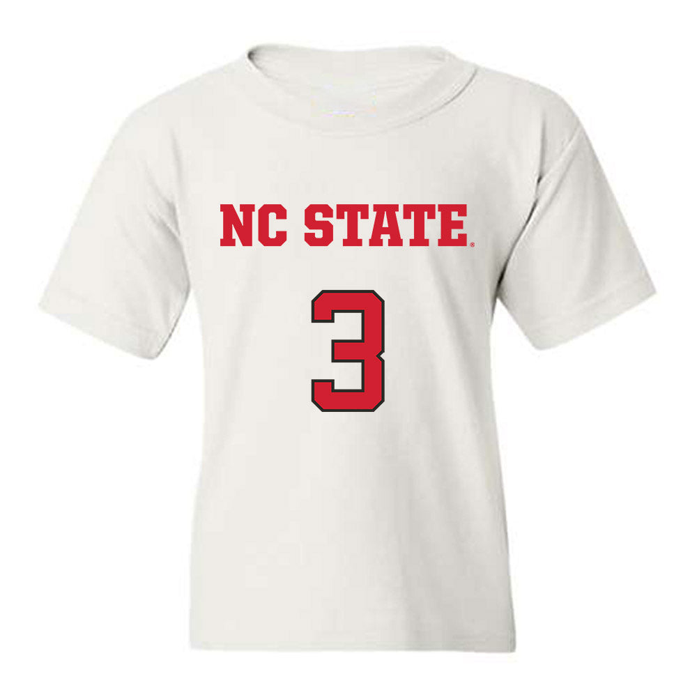 NC State - NCAA Men's Basketball : Eemeli Yalaho - Replica Shersey Youth T-Shirt-0
