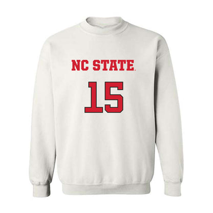 NC State - NCAA Men's Basketball : Jerry Deng - Replica Shersey Crewneck Sweatshirt-0