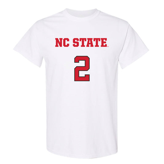 NC State - NCAA Men's Basketball : Paul McNeil - Replica Shersey T-Shirt-0