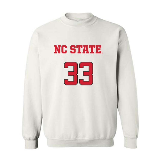 NC State - NCAA Men's Basketball : Zymicah Wilkins - Replica Shersey Crewneck Sweatshirt-0