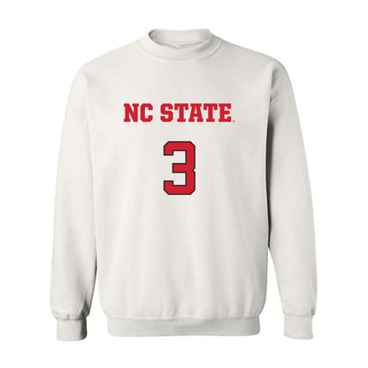 NC State - NCAA Men's Basketball : Eemeli Yalaho - Replica Shersey Crewneck Sweatshirt-0