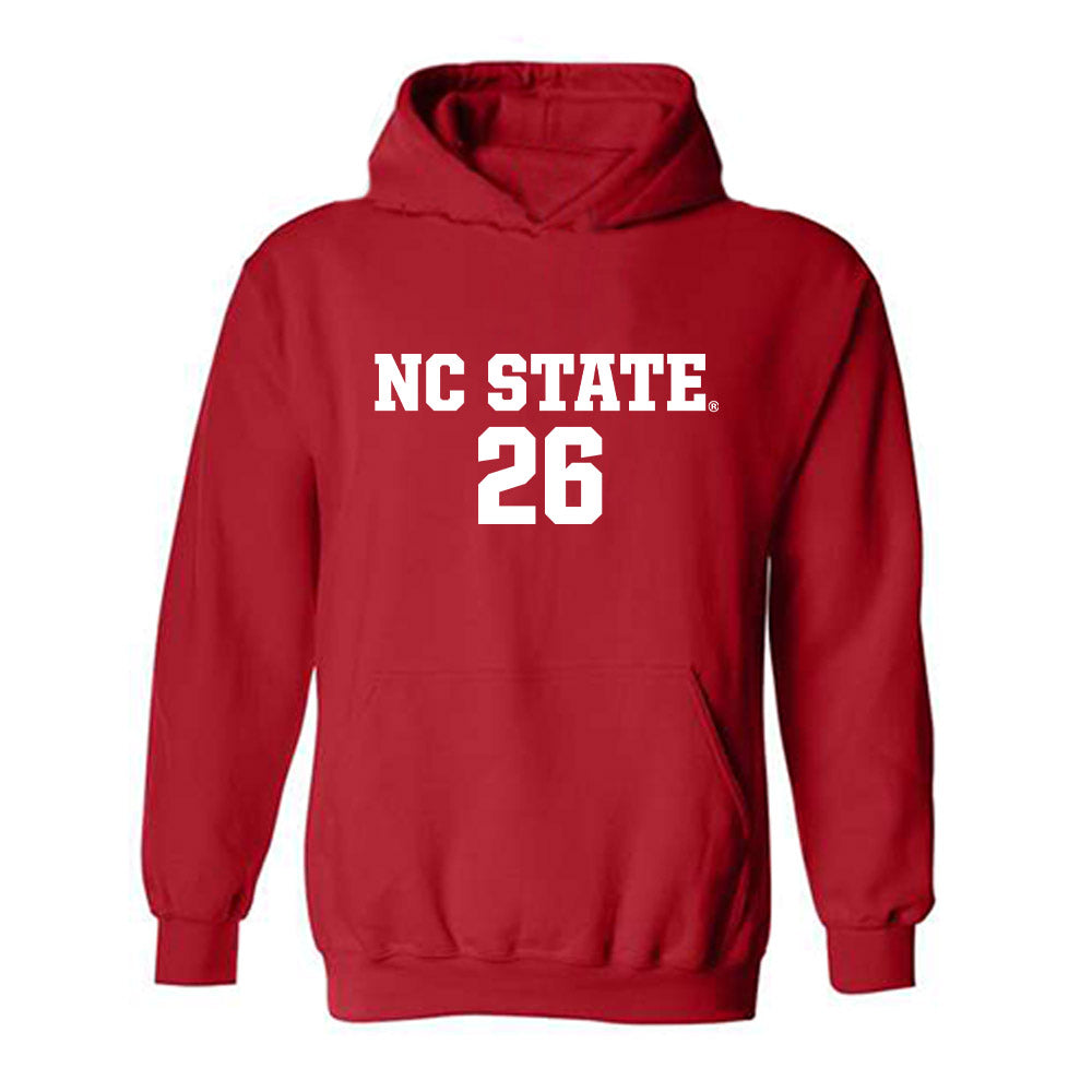 NC State - NCAA Men's Soccer : Samuel Terranova - Replica Shersey Hooded Sweatshirt