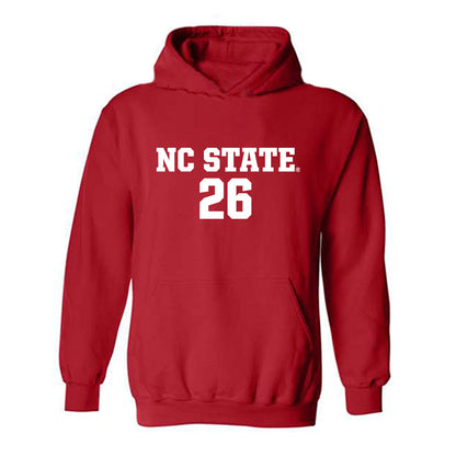 NC State - NCAA Men's Soccer : Samuel Terranova - Replica Shersey Hooded Sweatshirt