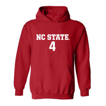 NC State - NCAA Men's Soccer : Joshua Gordon - Replica Shersey Hooded Sweatshirt-0