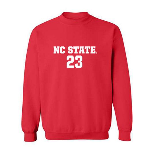 NC State - NCAA Men's Soccer : Austin Bush - Replica Shersey Crewneck Sweatshirt-0