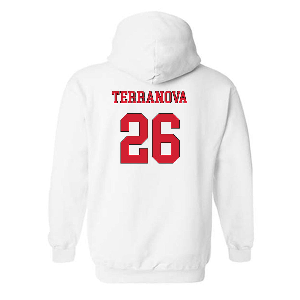 NC State - NCAA Men's Soccer : Samuel Terranova - Replica Shersey Hooded Sweatshirt