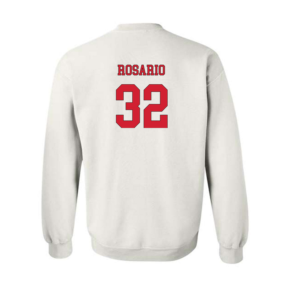 NC State - NCAA Men's Soccer : Gianni Rosario - Replica Shersey Crewneck Sweatshirt-1